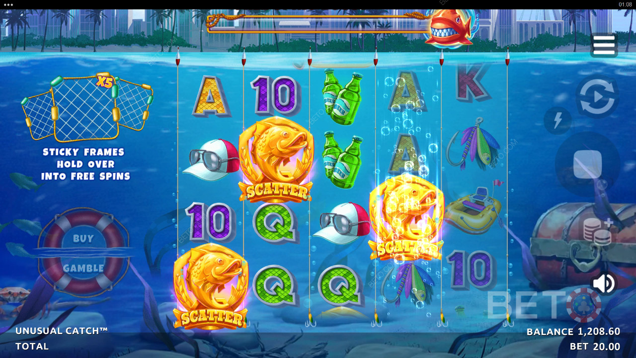 Необичаен улов Преглед от BETO Slots