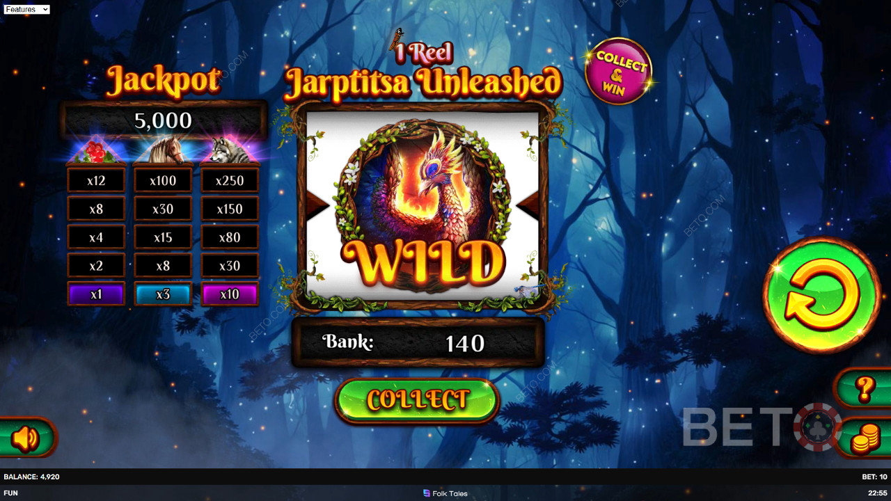 1 Макара Jarptitsa Unleashed Преглед от BETO Slots
