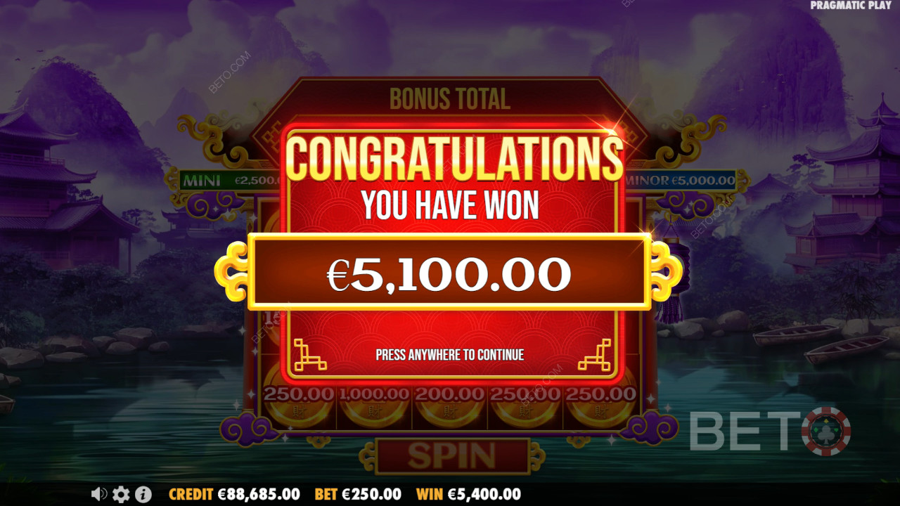 Спечелете 10 000x залога си във видео слота Chests of Cai Shen!