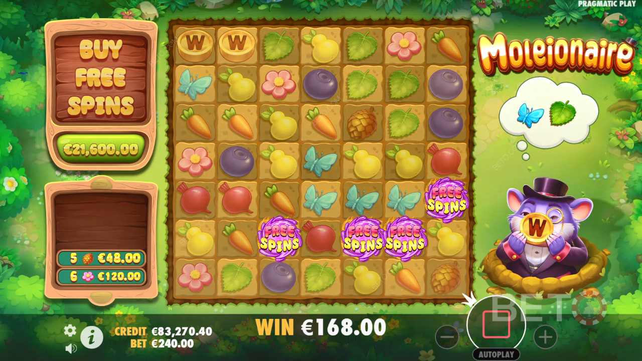 Moleionaire Преглед от BETO Slots