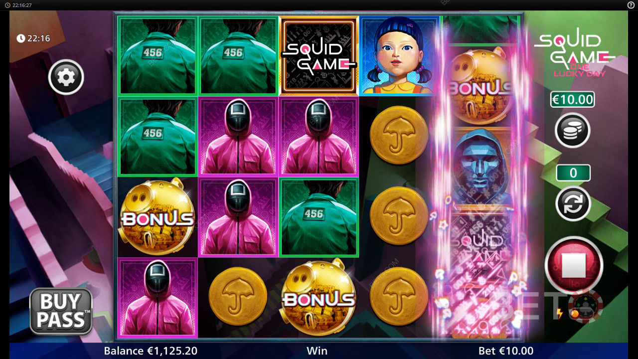 Калмар игра - Един щастлив ден преглед от BETO Slots