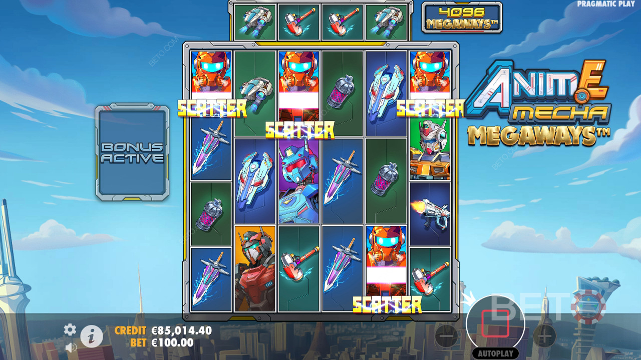 Аниме Mecha Megaways Преглед от BETO Slots