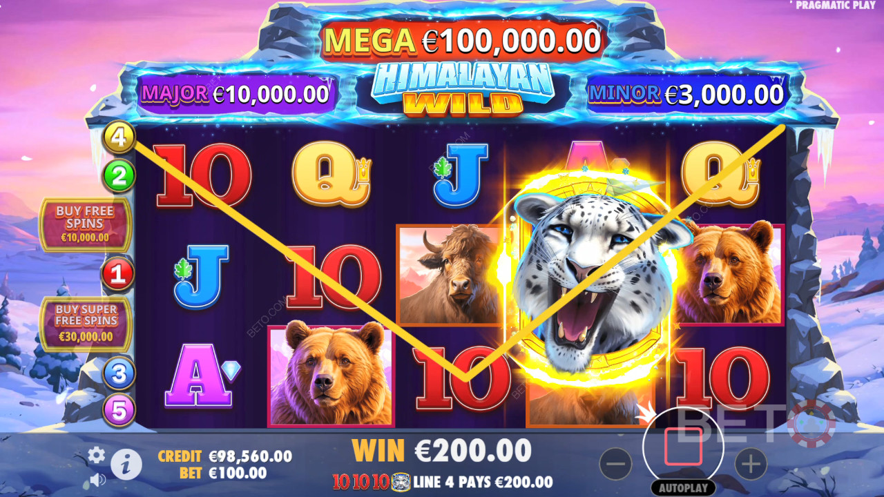 Хималайски Wild Преглед от BETO Slots