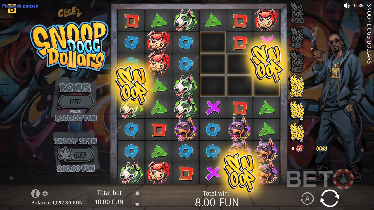 Snoop Dogg долари Преглед от BETO Slots