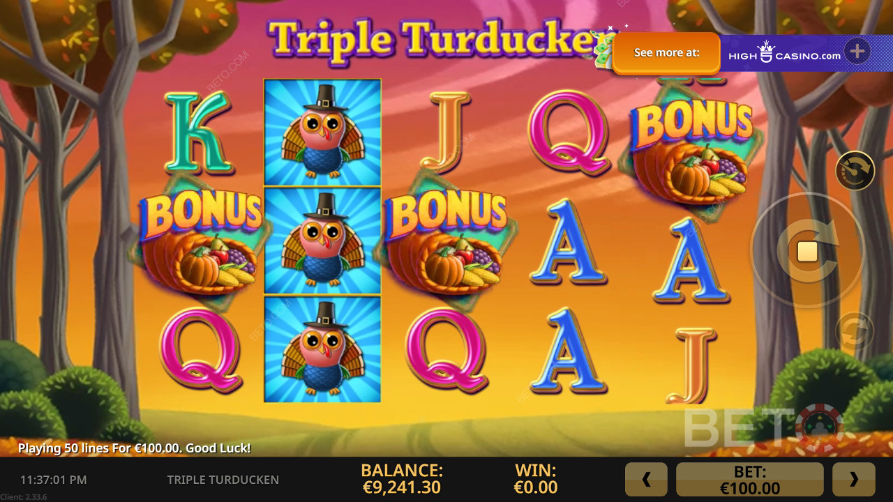 Тройна Turducken Преглед от BETO Slots