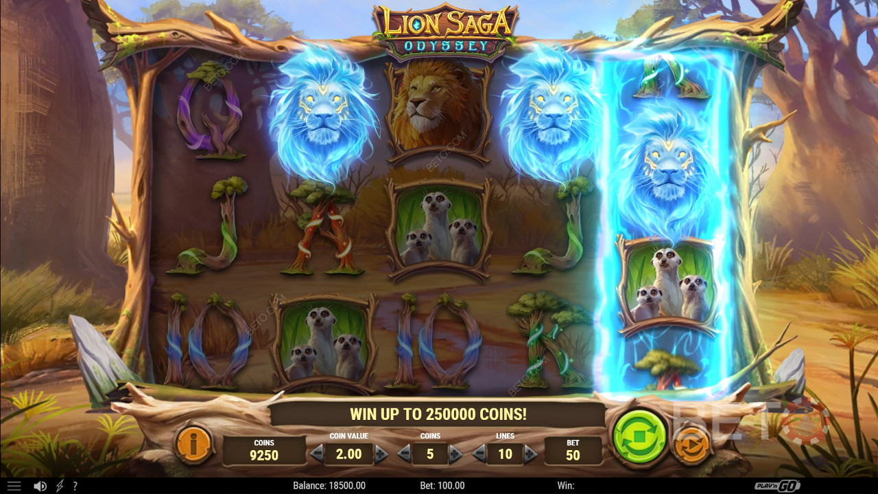 Lion Saga Odyssey Преглед от BETO Slots
