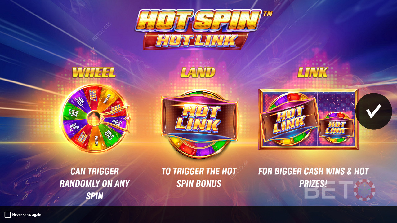Hot Spin Hot Linkс подробна информация за неговите бустери