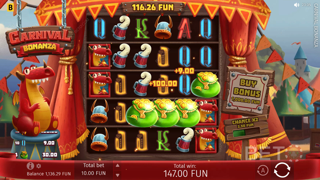 Карнавал Bonanza Преглед от BETO Slots