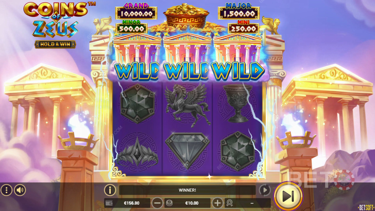 Монети на Зевс Преглед от BETO Slots