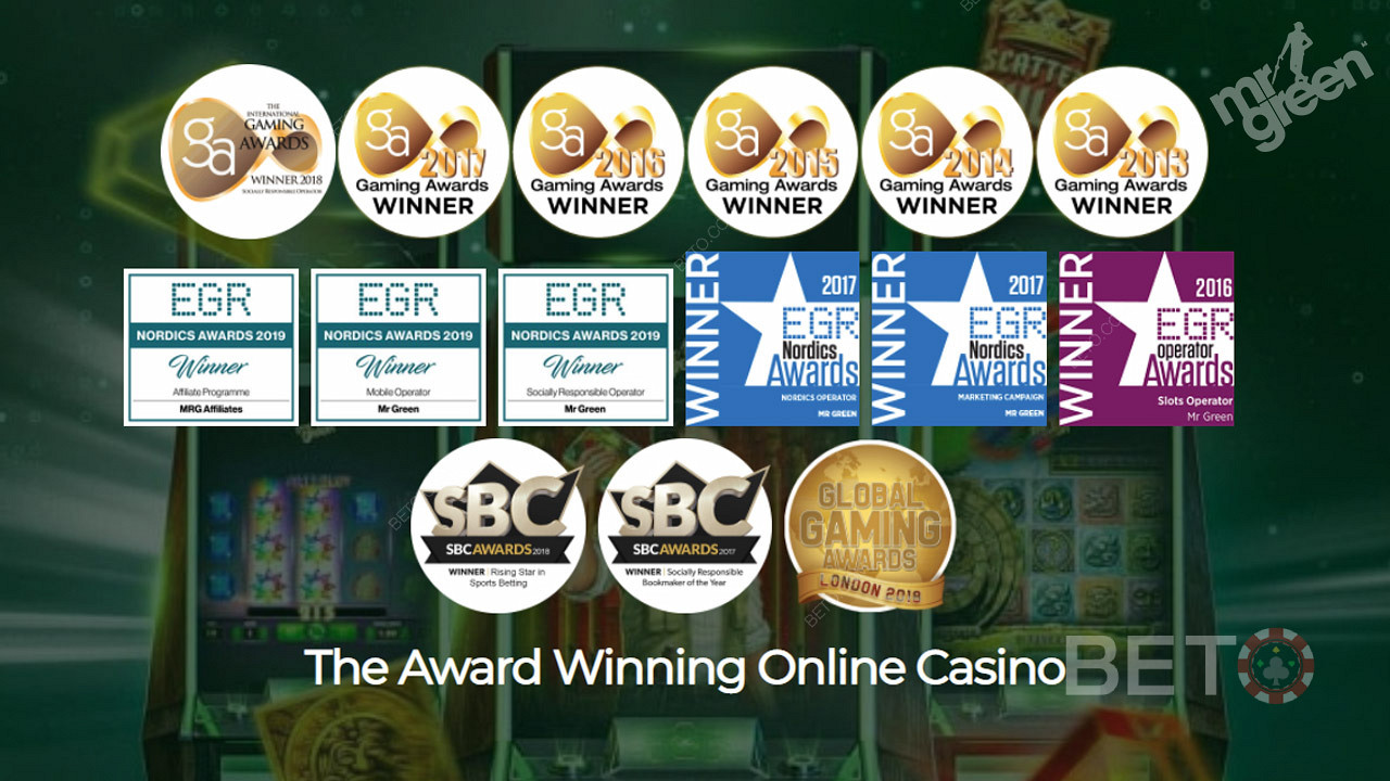 Green Gaming е носител на много големи награди