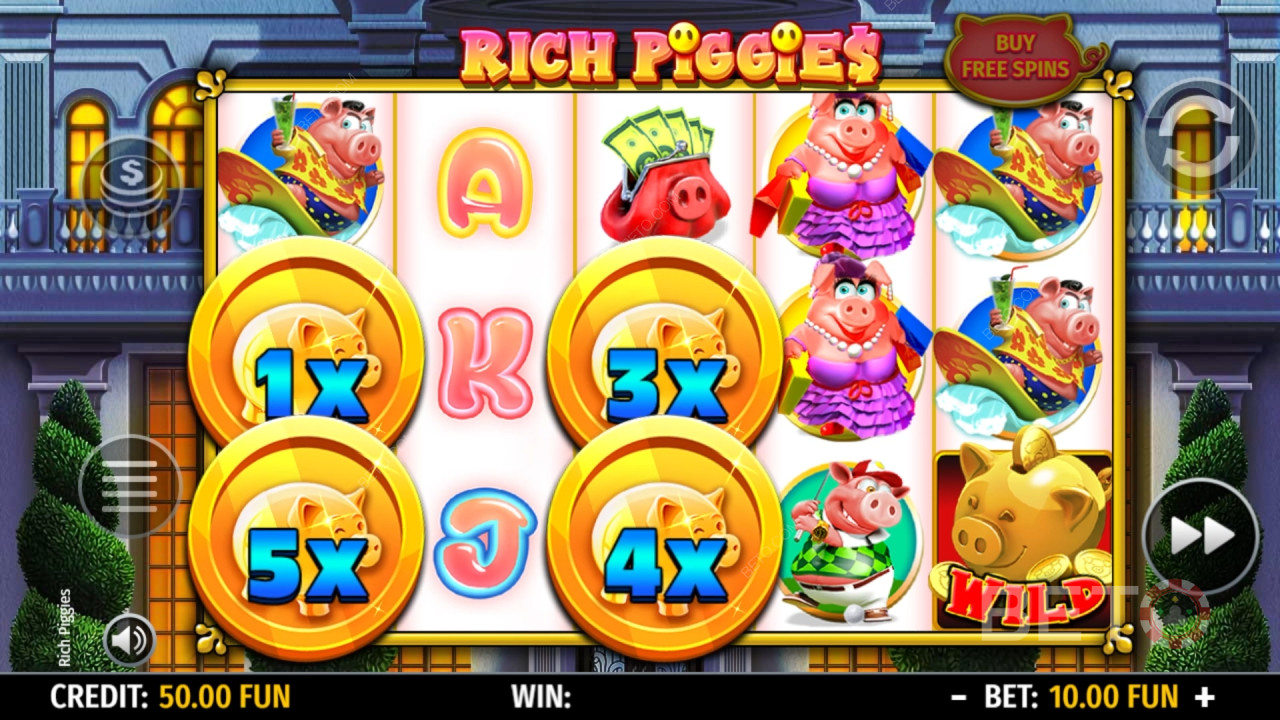 Rich Piggies Играй Безплатно