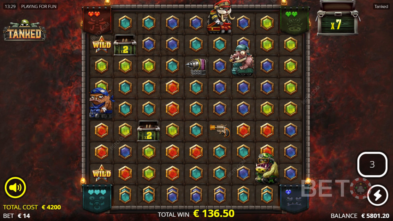 Спечелете 25 000x залога си в слот машината Tanked!