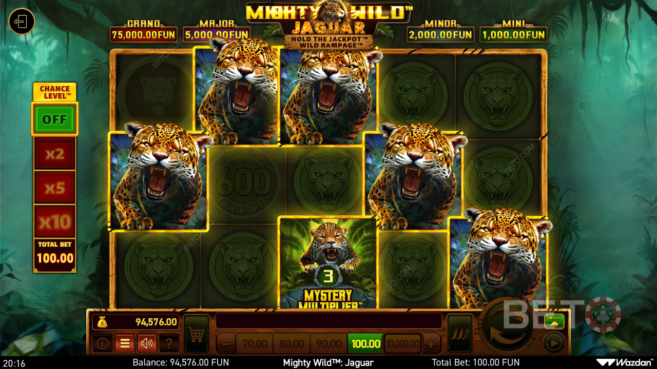 Mighty Wild: Jaguar Преглед от BETO Slots