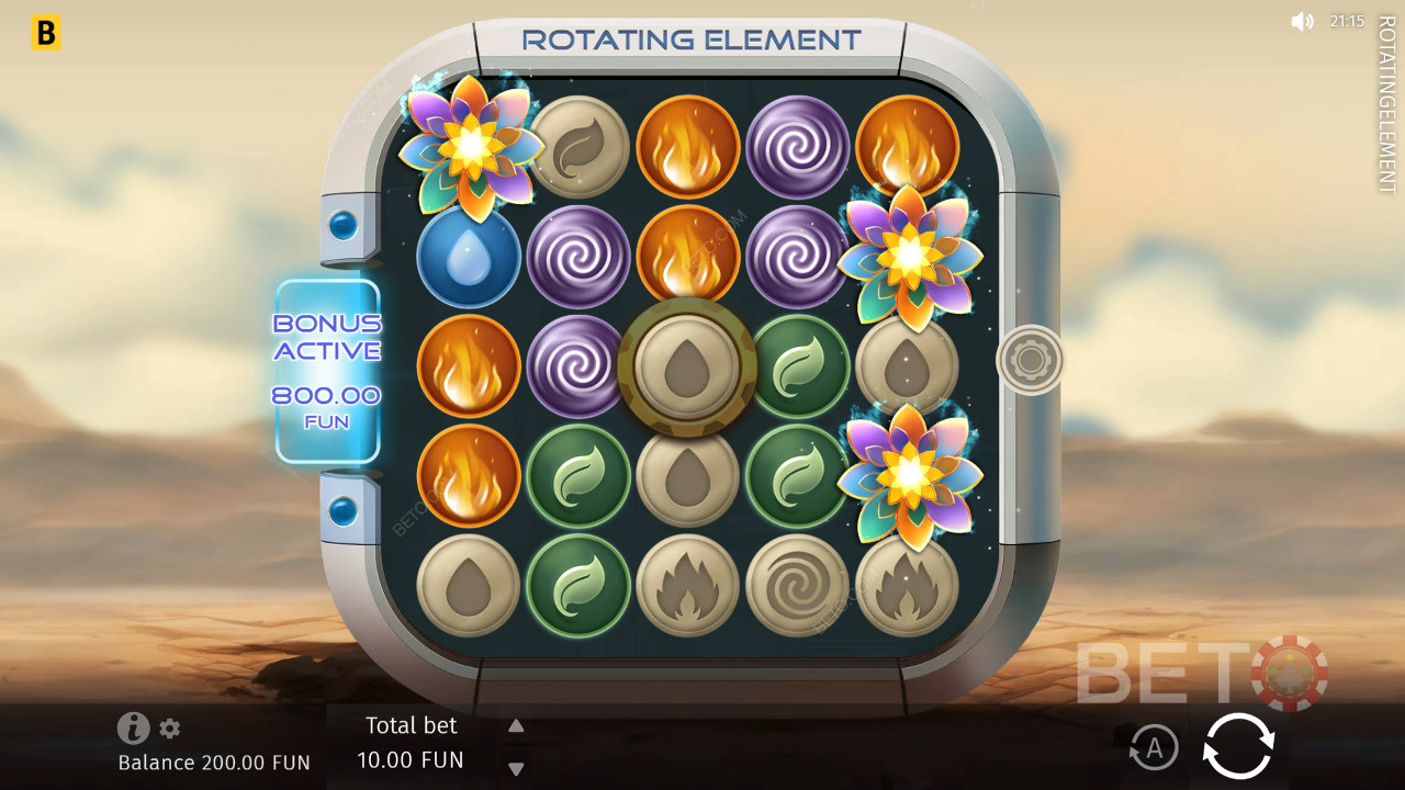 Въртящ се елемент Преглед от BETO Slots