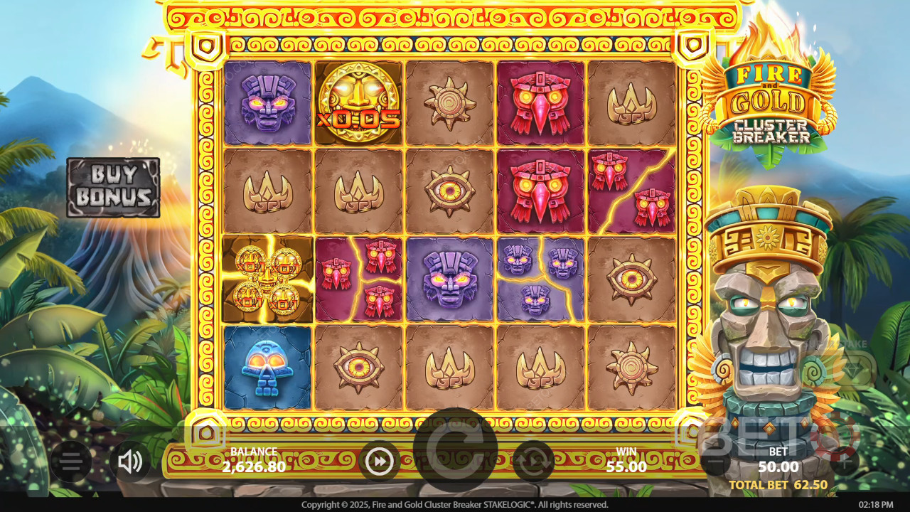 Преглед на Fire and Gold Cluster Breaker от BETO Slots