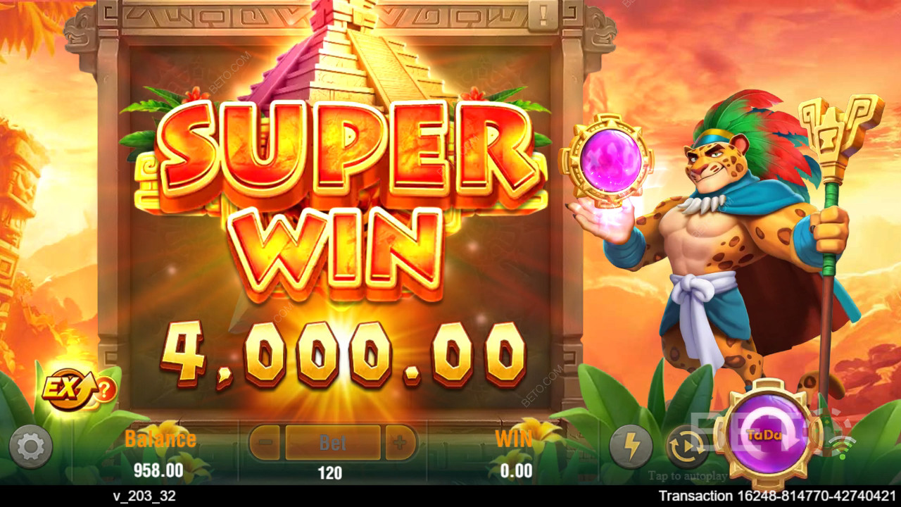 Спечелете 4 500x залога си във видео слота Lucky Jaguar!