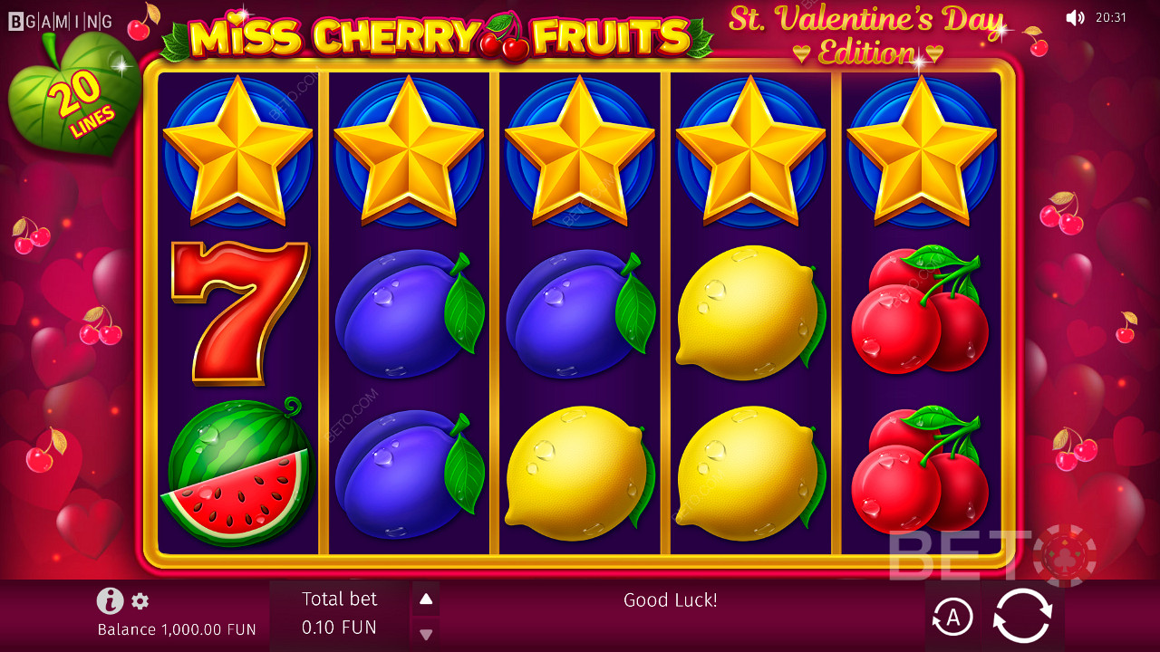 Дизайн на хибридна игра в Miss Cherry Fruits