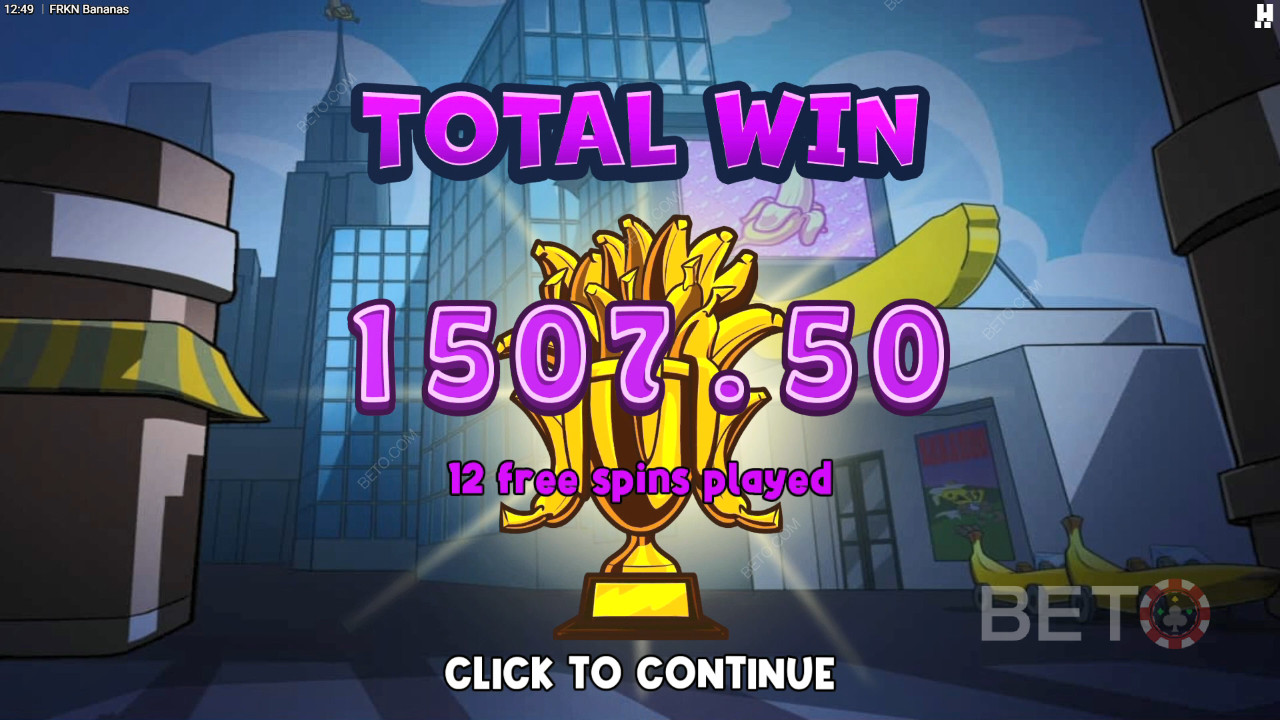 Спечелете 10 000x залога си в онлайн слота FRKN Bananas!