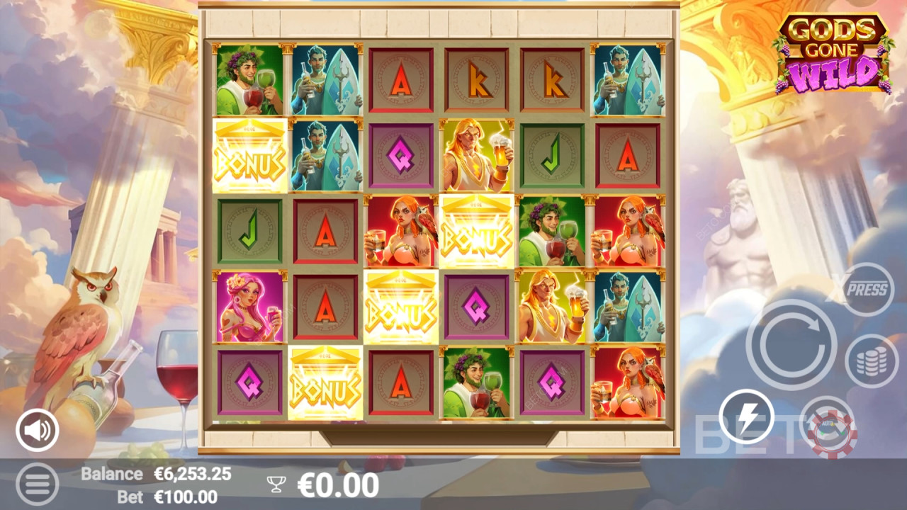 Преглед на Gods Gone Wild от BETO Slots