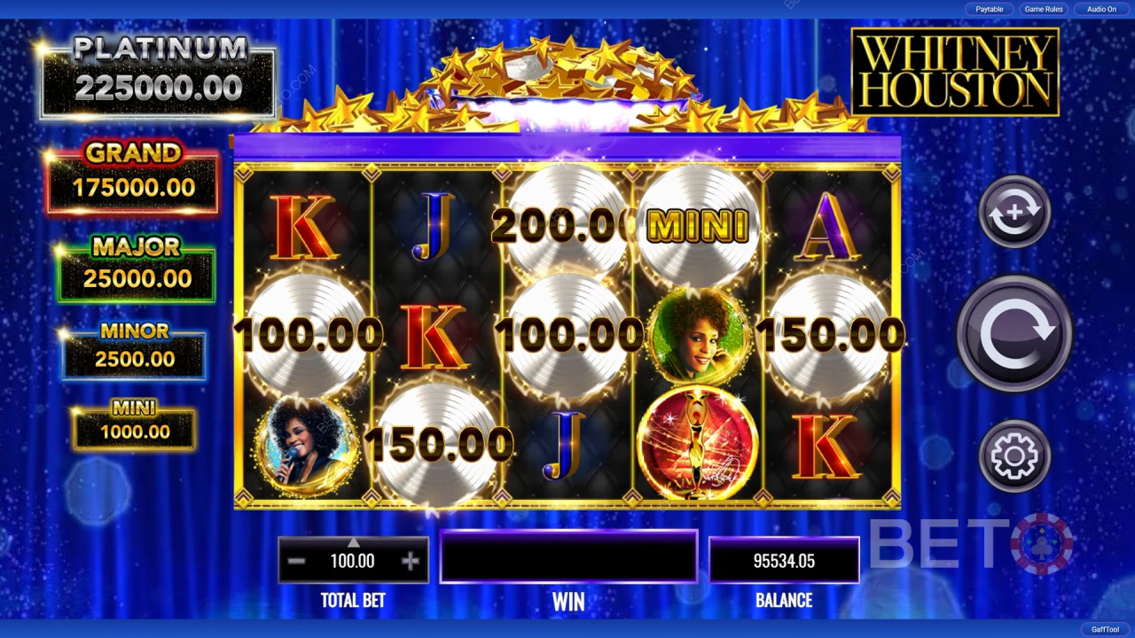 Уитни Хюстън Преглед от BETO Slots