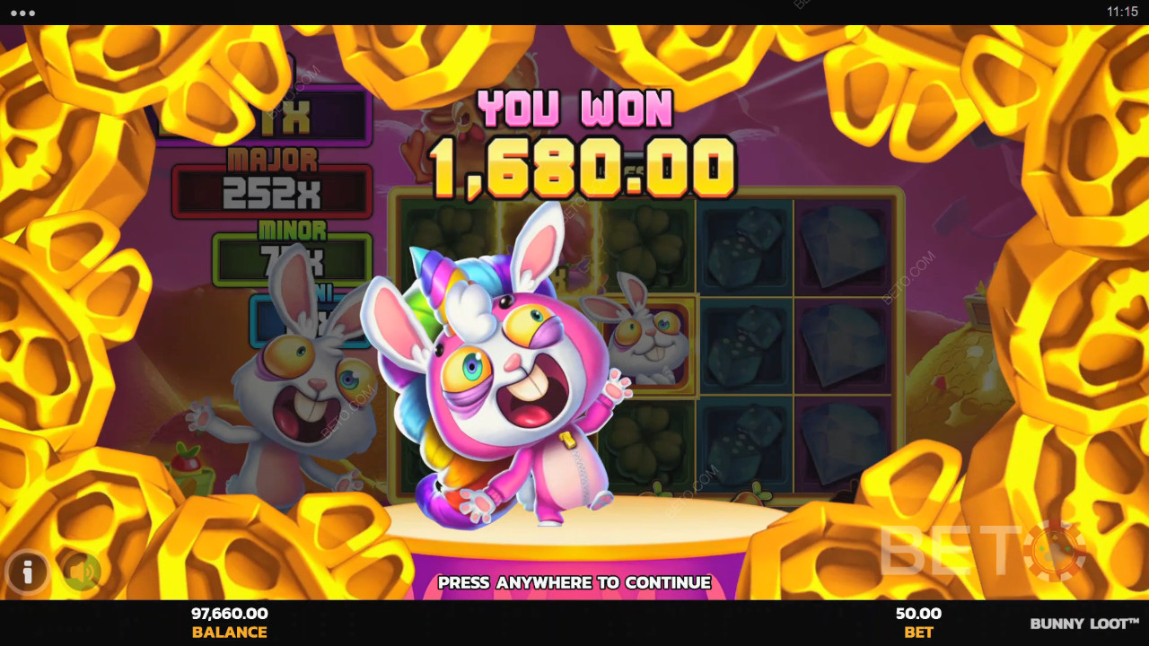 Спечелете 5 000x залога си в онлайн слота Bunny Loot!