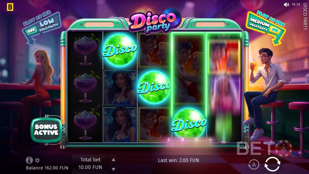 Disco Party Преглед от BETO Slots