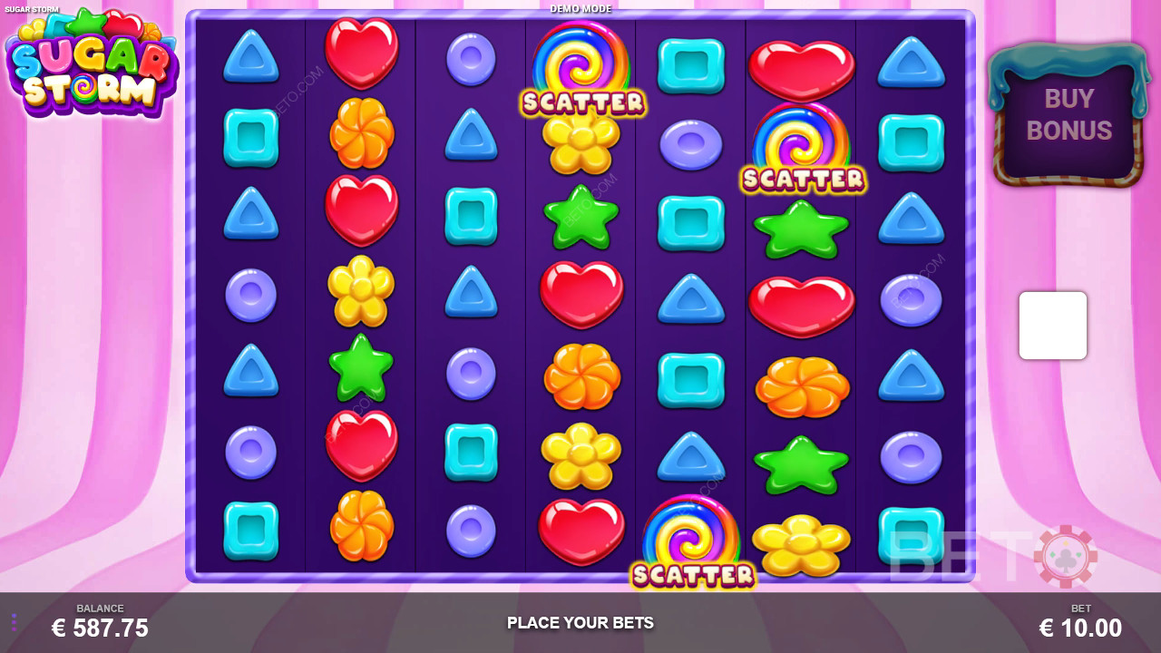 Sugar Storm Преглед от BETO Slots