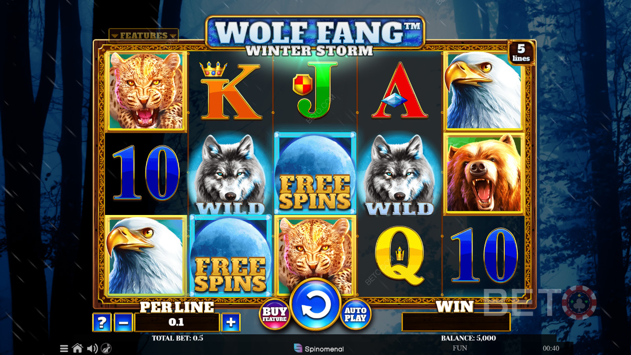 Wolf Fang Зимна буря Преглед от BETO Slots