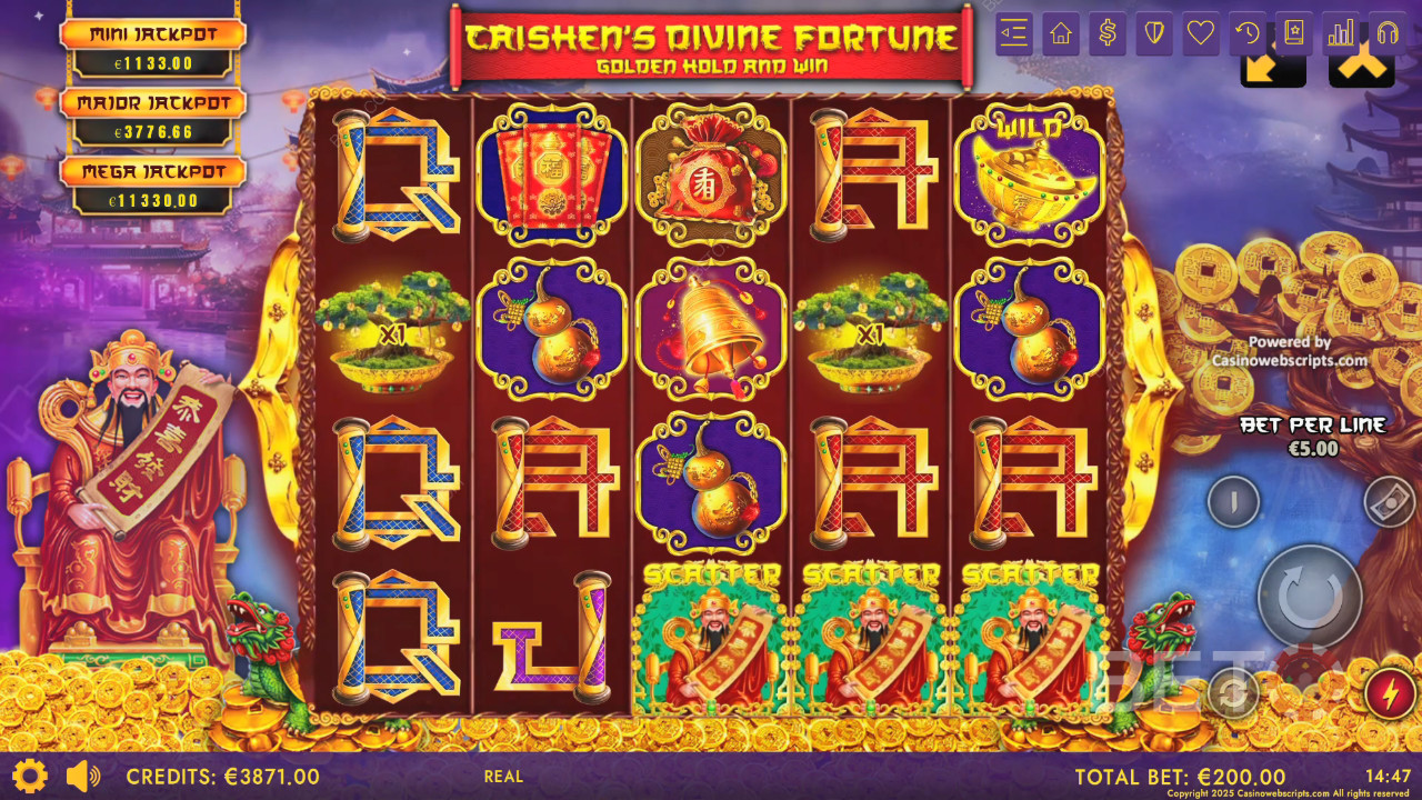 Caishen's Divine Fortune Играй Безплатно