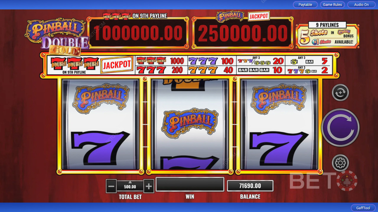 Pinball Double Gold Преглед от BETO Slots
