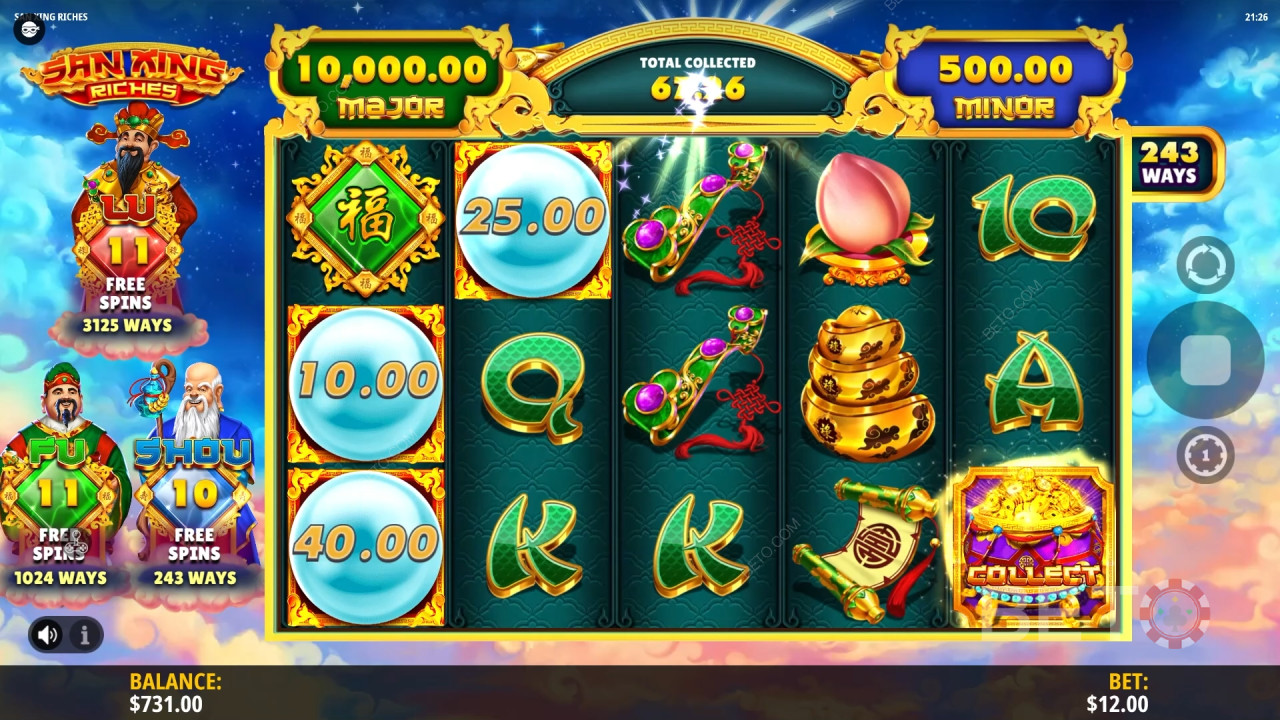 San Xing Riches Преглед от BETO Slots