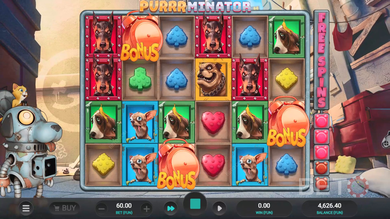 Purrrminator Преглед от BETO Slots