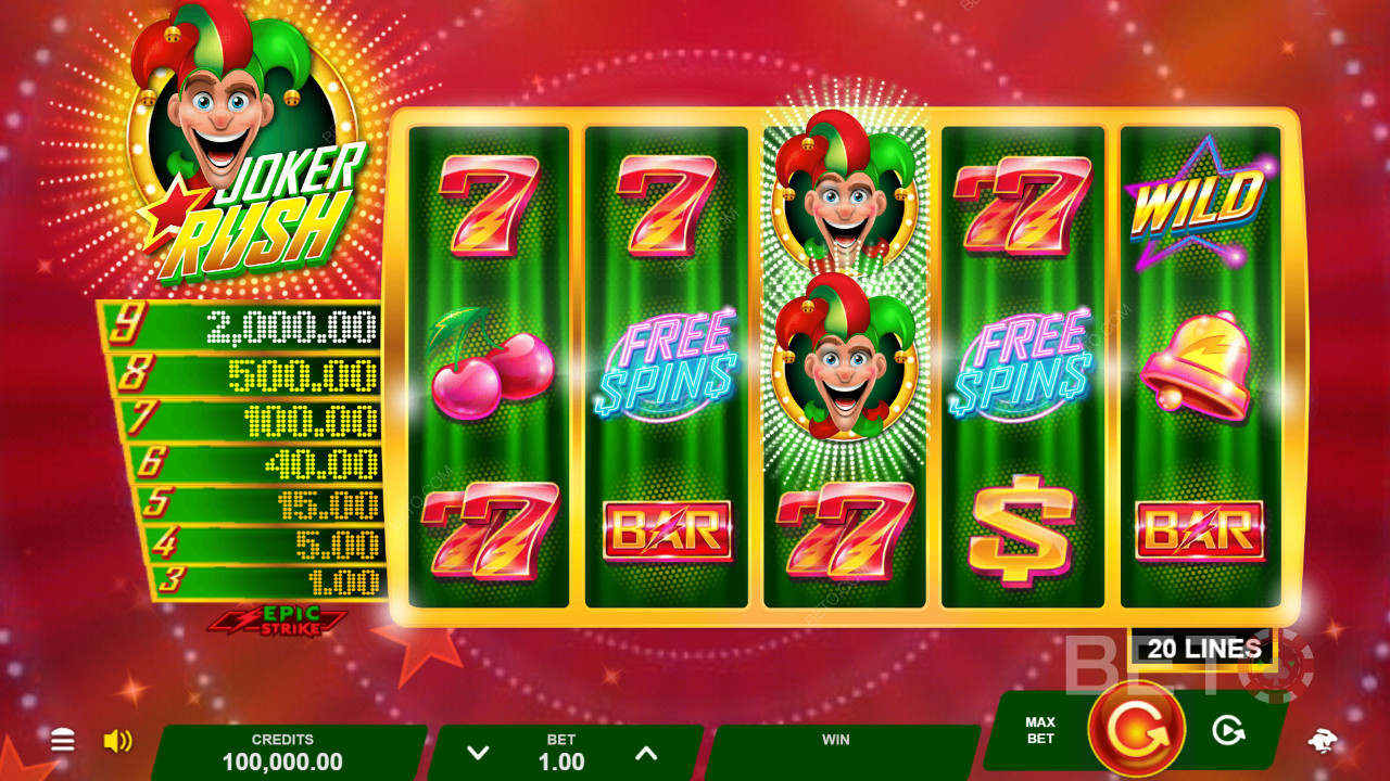 Joker Rush Играй Безплатно
