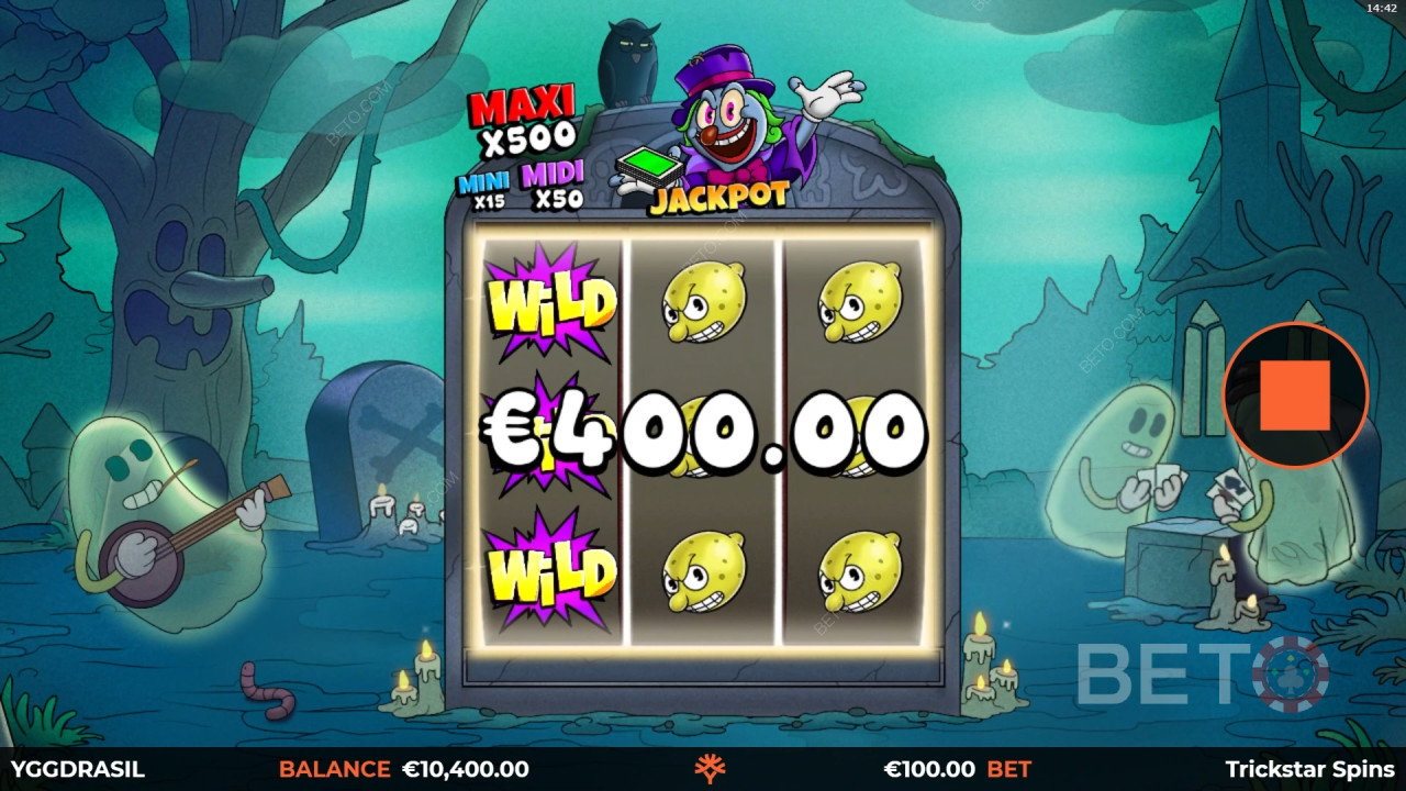 Trickstar завъртания Преглед от BETO Slots