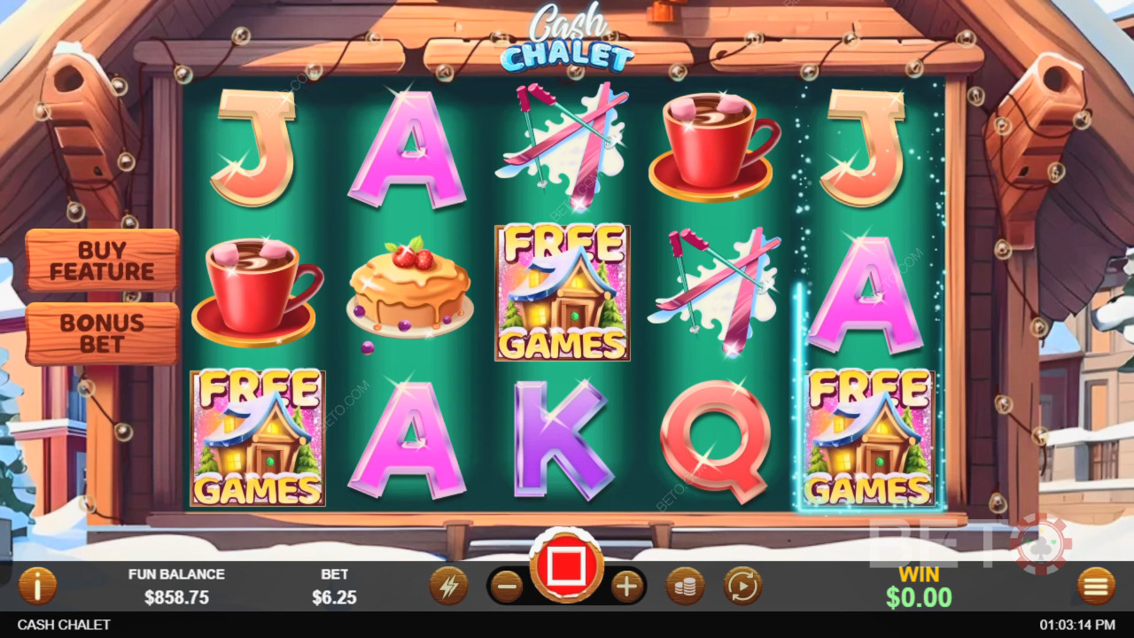 Cash Chalet Преглед от BETO Slots