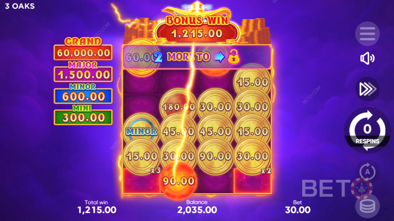 Бонус функции, обяснени в Coin Lamp от 3 Oaks Gaming