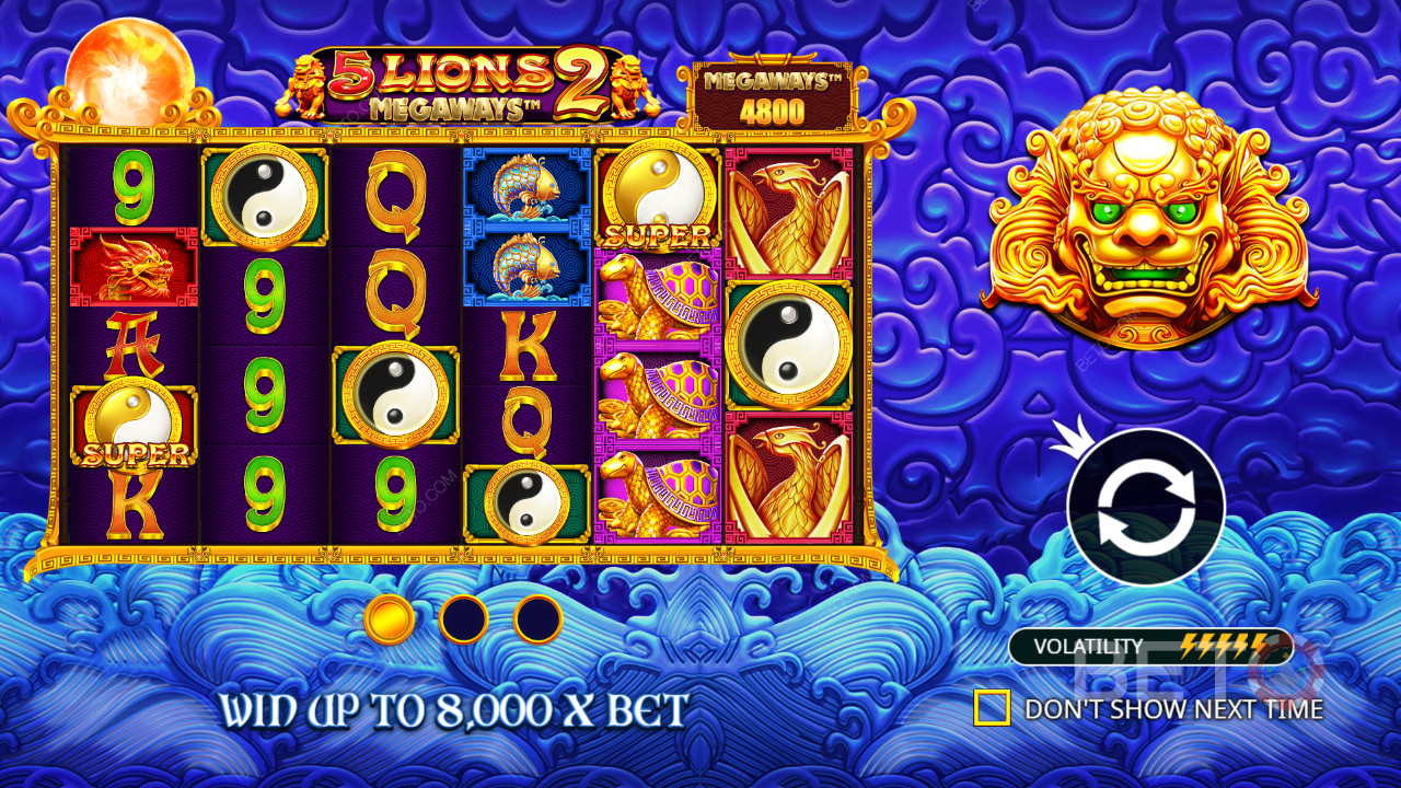 Забавен ли е 5 Lions Megaways 2?