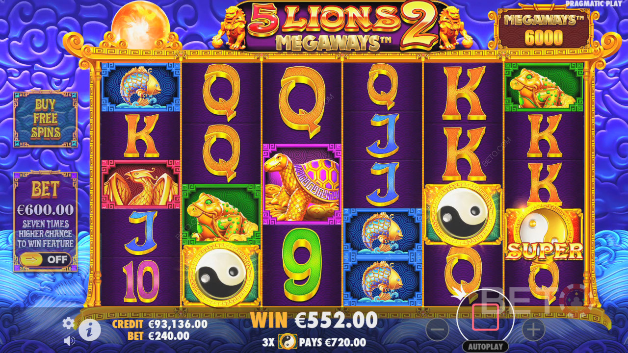 5 Lions Megaways 2 Преглед от BETO Slots