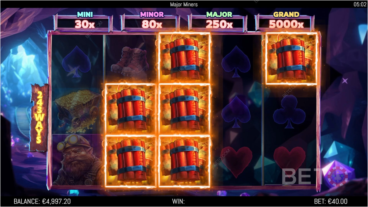 Преглед на Major Miners от BETO Slots