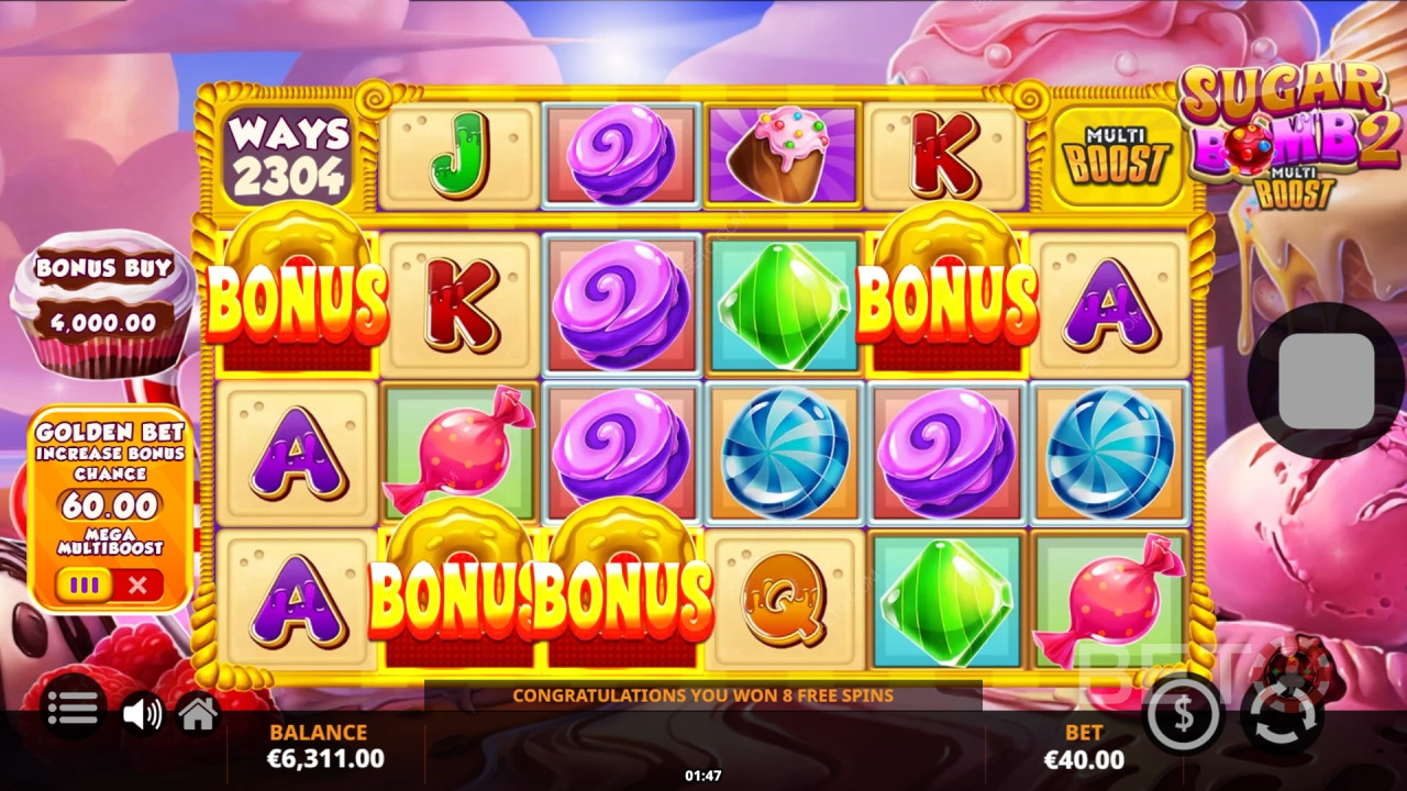 Sugar Bomb 2 MultiBoost Преглед от BETO Slots