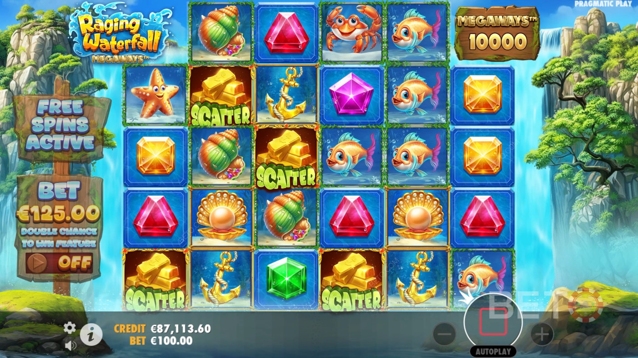 Raging Waterfall Megaways Преглед от BETO Slots