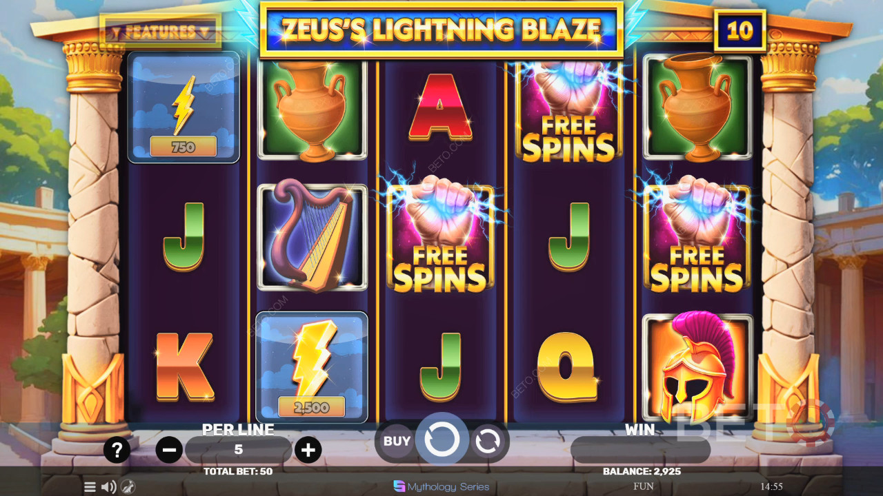 Мълния Blaze на Зевс Преглед от BETO Slots
