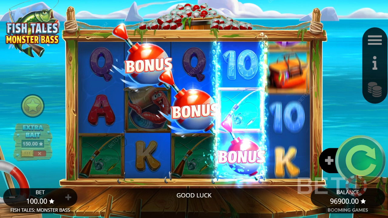 Рибни приказки Monster Bass Преглед от BETO Slots