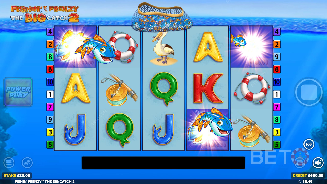 Спечелете 5 000x залога си в Fishin Frenzy The Big Catch 2 слот онлайн!