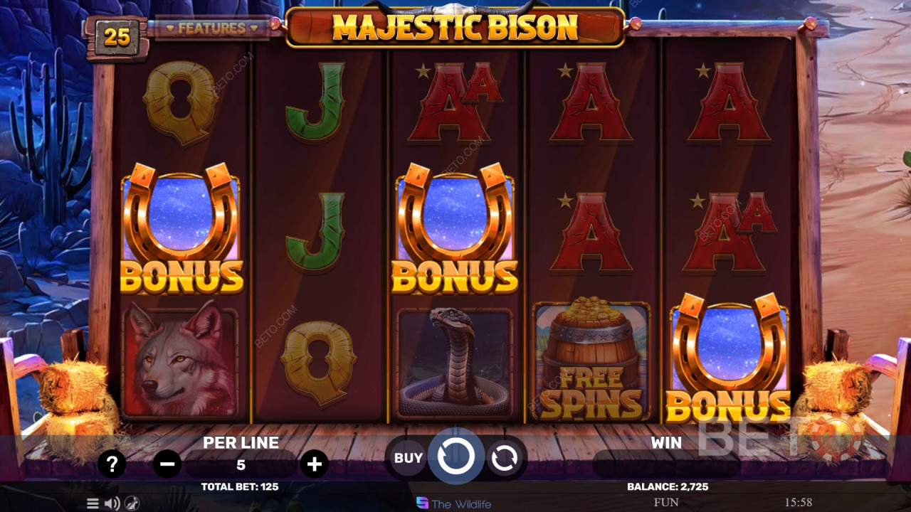 Majestic Bison Преглед от BETO Slots