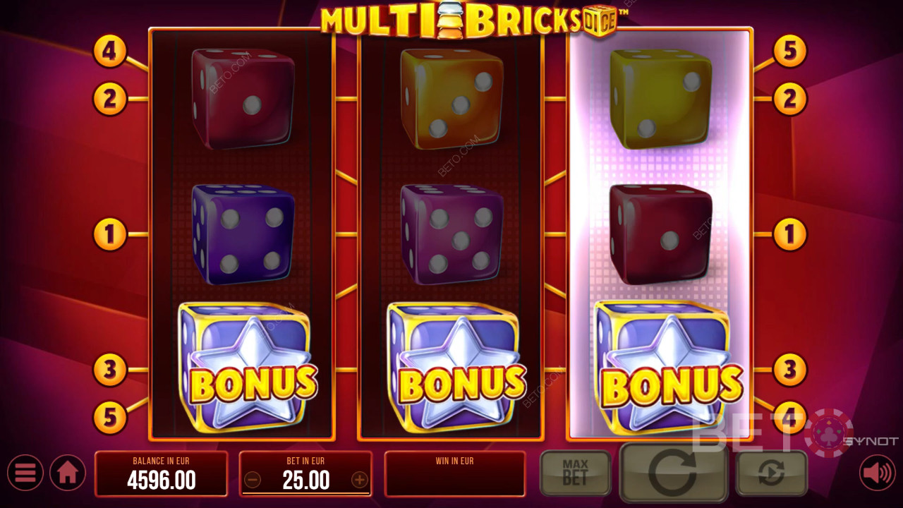 Multi Bricks Dice Преглед от BETO Slots