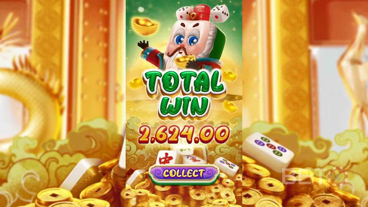 Спечелете 8 000x залога си в слота Mahjong Riches!