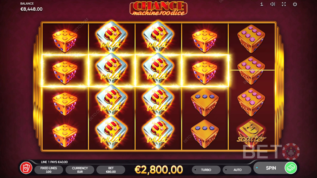 Шанс машина 100 зарове Преглед от BETO Slots