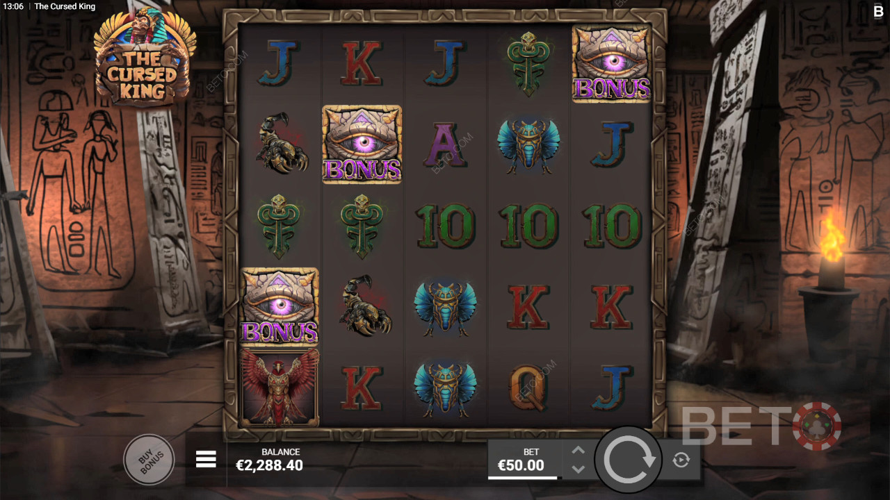 Прокълнатият крал Преглед от BETO Slots