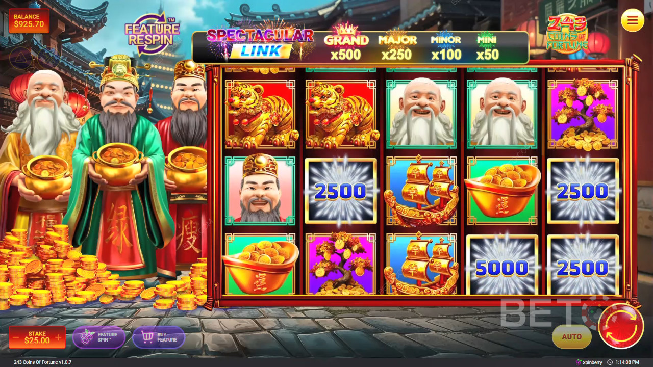 243 Coins of Fortune Играй Безплатно